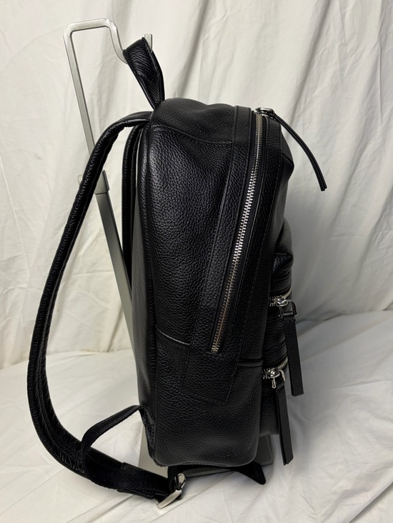 Marc Jacobs Large Biker Backpack – Black Pebbled Leather - Picture 4 of 9